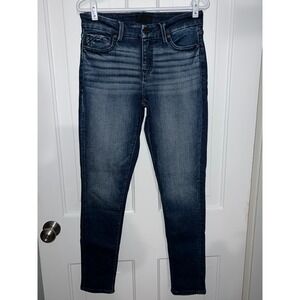 BUCKLE BLACK Skinny Jeans Women's Dark Wash Stretch Denim 27x30 Fit# 53